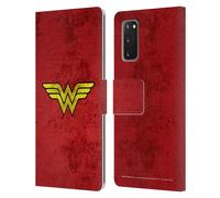WONDER WOMAN DC COMICS LOGO CUSTODIA COVER A PORTAFOGLIO PER SAMSUNG TELEFONI 1