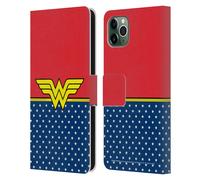 WONDER WOMAN DC COMICS LOGO CUSTODIA COVER PORTAFOGLIO IN PELLE PER APPLE iPHONE