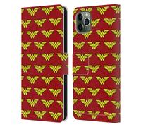 WONDER WOMAN DC COMICS LOGO CUSTODIA COVER PORTAFOGLIO IN PELLE PER APPLE iPHONE
