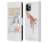 WONDER WOMAN DC COMICS VINTAGE ART CUSTODIA COVER A PORTAFOGLIO PER APPLE iPHONE