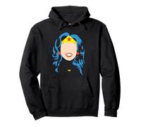 Wonder Woman Large Face Felpa con Cappuccio
