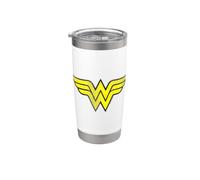 Wonder Woman Logo Distressed Bicchiere termico in acciaio inox doppia parete