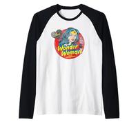 Wonder Woman Mother's Day Superhero Mom Maglia con Maniche Raglan