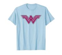Wonder Woman Movie Pink Geometric Pattern Logo Maglietta