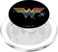 Wonder Woman Pride Rainbow Logo PopSockets PopGrip per MagSafe
