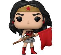 Wonder Woman Red Son 80° Anniv Funko Pop stilizzato negli Stati Uniti Figura in