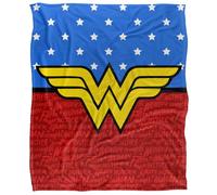 Wonder Woman Rosso And Blu Coperta super morbida al tatto setoso - 152 x 127 cm