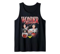 Wonder Woman White Cape Bootleg Canotta