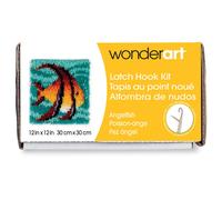 Wonderart Angel Fish Latch Hook Kit 12 X 12