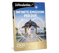 Wonderbox - Box Regalo Infinite Emozioni Per Due- Regali Di Coppia Per Provare Nuove Esperienze Assieme Idee Regalo Per Anniversario, Regali Coppia Per Scoprire Nuove Passioni.