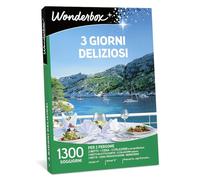 Wonderbox Cofanetto Regalo - 3 Giorni DELIZIOSI - Valido 3 Anni e 3 Mesi