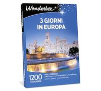 WONDERBOX - Cofanetto Regalo - 3 Giorni in Europa - per 2 Persone