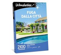 Wonderbox - Fuga dalla Città Idea Regalo - per Due Pacchetto Viaggio Regalo per Due Valido per 3 Anni E 3 Mesi | Cofanetto Regalo Donna, Cofanetto Regalo Uomo | Gift Box