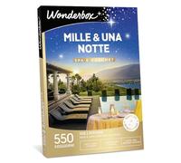 WONDERBOX - Cofanetto Regalo - Mille & Una Notte Spa e Gourmet - per 2 pers | 2 notti + 2 colazioni + 1 cene - Più di 550 soggiorni - Hotel 4*, hotel benessere, ville relais