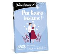 WONDERBOX - Cofanetto Regalo - Partiamo Insieme - 1 tra 3900 Soggiorni a Scelta tra 1 Notte + Cena + Colazione - Regalo per una Coppia
