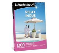 WONDERBOX - Cofanetto Regalo - Relax In Due - 1200 Momenti Relax - Perfetto per regali di coppia, come idee regalo per anniversario - 2 Persone