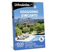 Wonderbox - Cofanetto Regalo - Soggiorno d'incanto - 1500 soggiorni - 1 Notte Premium o in Famiglia + 1 Colazione - 2 Persone - Hotel 4* e 3*, agriturismi, tenute…