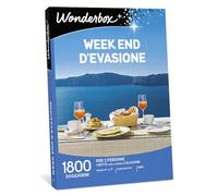 Wonderbox - Weekend D'evasione | Pacchetto Viaggio Regalo per Due Valido per 3 Anni E 3 Mesi | Cofanetto Regalo Donna, Cofanetto Regalo Uomo | Gift Box | Regali di Coppia O Un Weekend per Due Amici