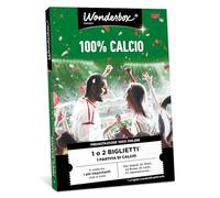 Wonderbox Connect - Cofanetto Regalo - 100% Calcio - 1 o 2 Biglietti per Una Partita di Calcio a Scelta tra i più Importanti Club Italiani: SSC Napoli, FC Internazionale, AS Roma… - Valido 27 Mesi