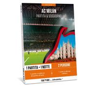 Wonderbox Connect - Cofanetto Regalo - AC Milan Soggiorno - 1 Partita + 1 Notte in Albergo a Milano - 2 Persone - Valido 27 Mesi