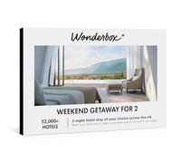 Wonderbox - Idea regalo originale - Experience Gift - Weekend Getaway per 2 - 2 notti in hotel per 2 persone, fino a 52 000 hotel, accesso alla piattaforma di prenotazione online, hotel 3, 4 e 5*