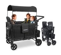 WonderFold W4 Elite - Passeggino Wagon, colore: Nero vulcanico