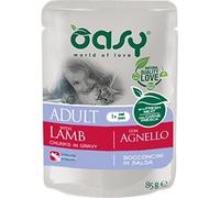 Oasy Cat Adult con Agnello Bocconcini in Salsa 85 g
