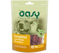wonderfood spa Oasy Cane Snack Busta Involtini Con Filetto Di Anatra 100 Gr
