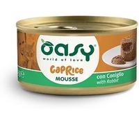 wonderfood spa Oasy Gatto Caprice Mousse Adulto Coniglio 85 Gr