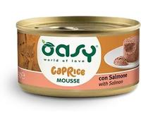 wonderfood spa Oasy Gatto Caprice Mousse Adulto Salmone 85 Gr