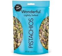 Wonderful Pistachios, Senza conchiglie, noci arrostite e leggermente salate, sacchetto richiudibile da 6 once