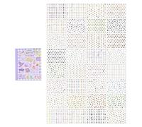 Wonderful Present Tiny Decos - Libro di adesivi con cibo per animali per bambini e appassionati di artigianato