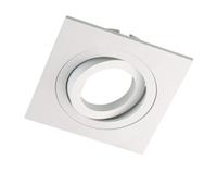 wonderlamp Clasic W-E0 Faretto da incasso Quadrato, Bianco, 5 pezzi, 5