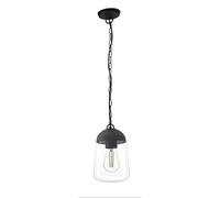 wonderlamp W-T000056 Lampada a sospensione da esterno per giardino, altezza regolabile, nero antracite, lampadina E27
