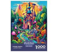 Wonderland Jigsaw Puzzle Impossible 1000Pcs Decorazione Per La Casa. Giochi Rilassamento E Intelligence Per Adulti E Ragazzi Da 14 Anni 70x50cm/1000pcs