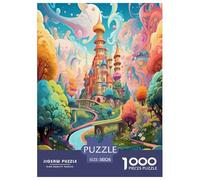Wonderland Jigsaw Puzzle Impossible 1000Pcs Decorazione Per La Casa. Rilassamento E Intelligence Per Adulti E Ragazzi Da 14 Anni 38x26cm/1000pcs