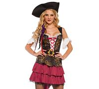 Wonderland W5035301101 Pirate Beauty - Costume da donna, multicolore, taglia S (EUR34-36)