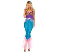 Leg Avenue Wonderland W5040703101 - Costume da sirena, da donna, multicolore, 46-48