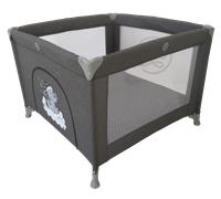 Wonderlife - Box Forest Quadrato Richiudibile con materassino e apertura laterale chiudibile - Forest Grey