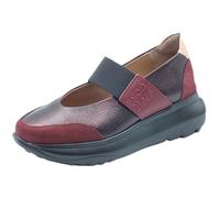 Wonders A-4011 Ultrafly Trend Vino Ballerine per Donna in Pelle con Zeppa Media (Taglia 37)