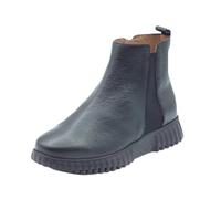 Wonders A-4404 FlexFly Wild Negro Tronchetti per Donna in Pelle con Lampo (Taglia 36)
