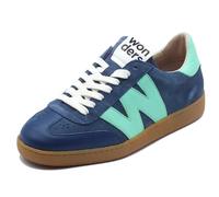 Wonders AP-2001 Nubia Wild Baltic Sneakers per Donna in camoscio e Pelle Blu (Taglia 36)