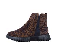 Wonders Flexfly: Stivaletti Con Plateau per Donna Marrone Prima A-4404