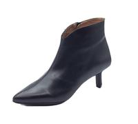 Wonders G-7120 Flexfit Iseo Negro Tronchetto per Donna in Pelle con Tacco Medio (Taglia 35)