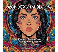 Wonders in bloom: A Whimsical Coloring Journey Through Nature, Creatures, and Charming Places