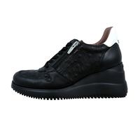 Wonders Rainbow: Scarpe Da Donna Con Tacco In Pelle Nera Leggere E Comode E-6611