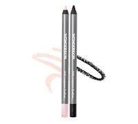 Wonderskin 1440 Longwear Matita Eyeliner Rosa e Nero, Confezione da 2 - Matita Eyeliner Impermeabile, Temperabile e Anti-Sbavatura (Icing & Liquorice)