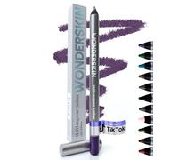 Wonderskin 1440 Matita Eyeliner Waterproof Viola A Lunga Tenuta - Matita Eyeliner Temperabile (Melanzana)