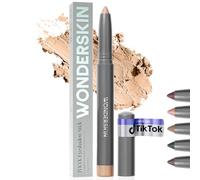 Wonderskin IYKYK Ombretto Stick - Ombretti in Stick A Lunga Tenuta, Ombretto Shimmer A Prova di Movimento E Impermeabile con Temperino Incorporato (Champagne)