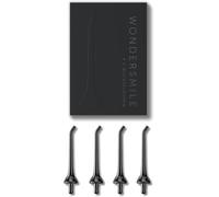 Wondersmile Ugelli idroflusso per irrigatore orale - Tecnologia SmoothFlow per una cura ottimale di denti e gengive (nero, 4 pezzi)